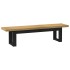 Banco comedor NOAIN patas forma U madera maciza