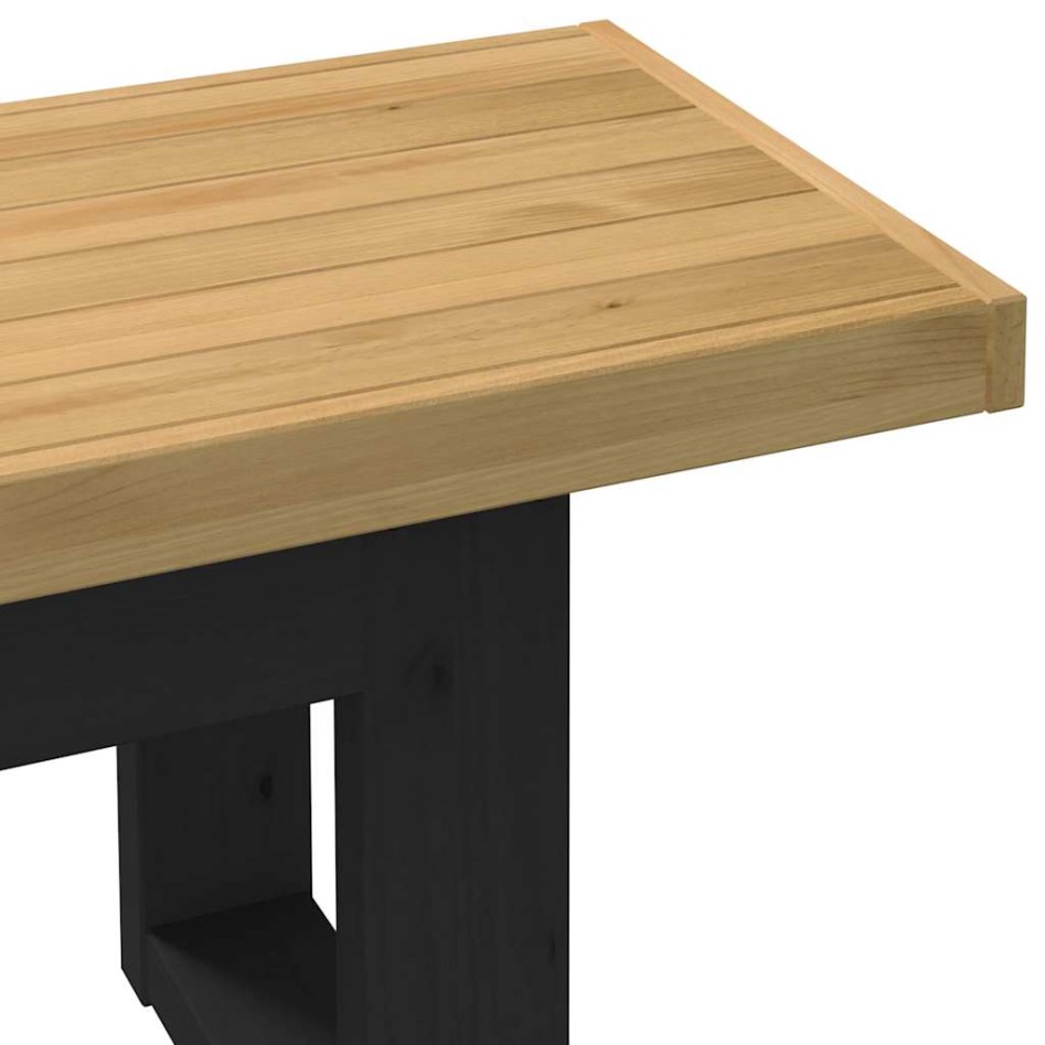 Banco comedor NOAIN patas forma U madera maciza
