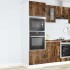 Armarios para horno 2 uds Lucca roble ahumado madera