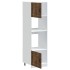 Armarios para horno 2 uds Lucca roble ahumado madera