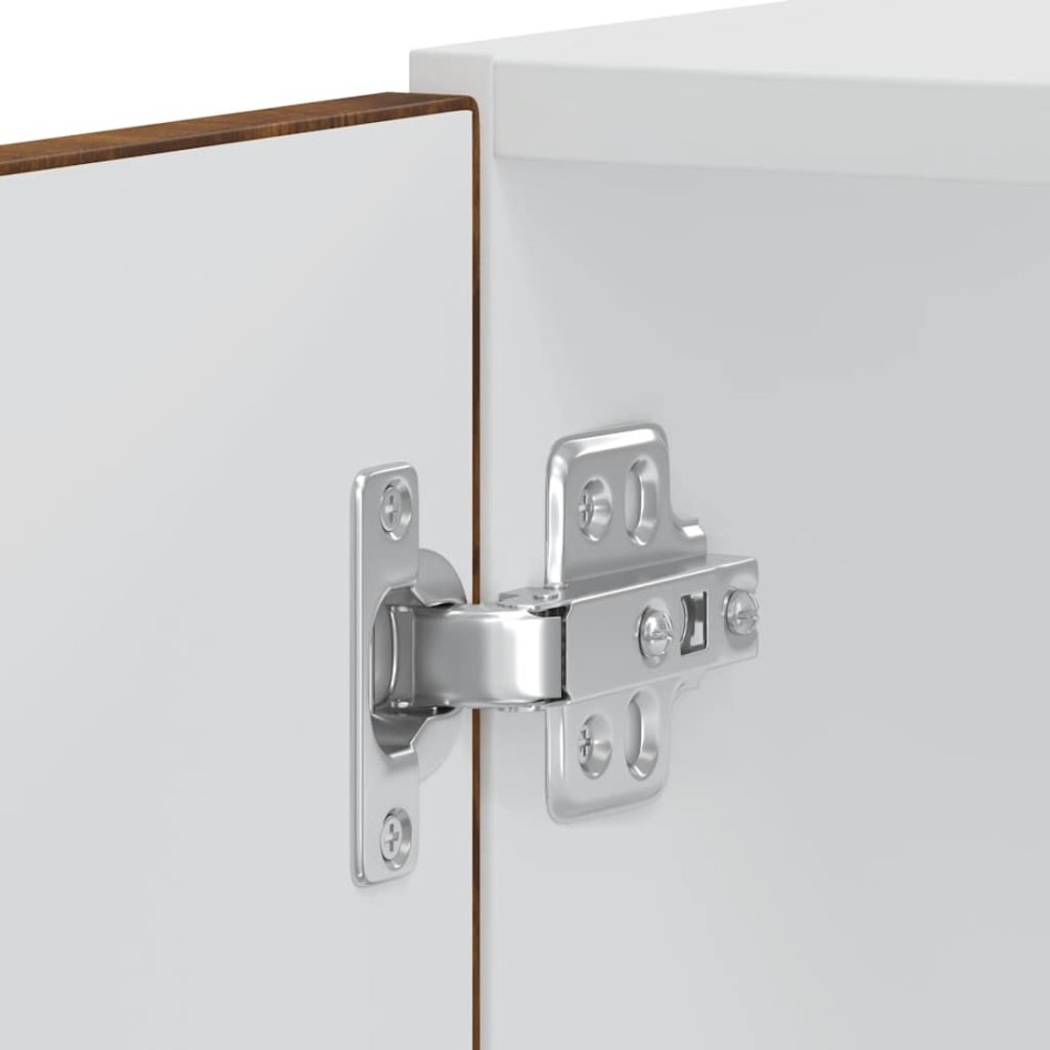 Armarios para horno 2 uds Lucca roble ahumado madera