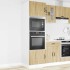 Armarios para horno 2 uds Lucca roble sonoma madera