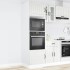 Armarios para horno 2 uds Kalmar blanco