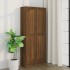Estantería madera contrachapada roble marrón 82,5x30,5x185,5