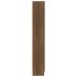 Estantería madera contrachapada roble marrón 82,5x30,5x185,5