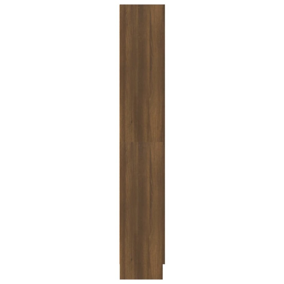 Estantería madera contrachapada roble marrón 82,5x30,5x185,5