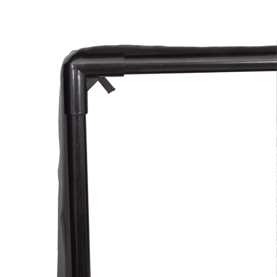 Tumbona doble con techo y cortinas ratán sintético