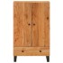 Aparador con cajón hierro y madera maciza acacia 60x33x100