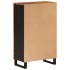 Aparador con cajón hierro y madera maciza acacia 60x33x100