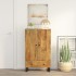 Aparador con cajón hierro y madera maciza mango 60x33x100