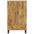 Aparador con cajón hierro y madera maciza mango 60x33x100