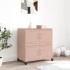 Aparador de acero laminado en frío rosa 68,5x39x72