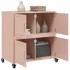 Aparador de acero laminado en frío rosa 68,5x39x72