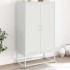 Aparador de acero blanco 68,5x38,5x123,5