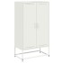 Aparador de acero blanco 68,5x38,5x123,5