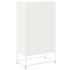 Aparador de acero blanco 68,5x38,5x123,5