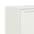Aparador de acero blanco 68,5x38,5x123,5