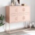 Aparador de acero laminado en frío rosa 100,5x39x107