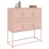 Aparador de acero laminado en frío rosa 100,5x39x107