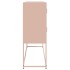 Aparador de acero laminado en frío rosa 100,5x39x107