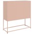 Aparador de acero laminado en frío rosa 100,5x39x107