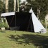 Tienda familiar tipi 6 personas tela opaca impermeable