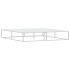 Estructura de cama sin colchón metal blanco 180x200