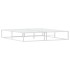 Estructura de cama sin colchón metal blanco 180x200