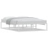 Estructura cama sin colchón metal blanco 140x200