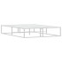 Estructura cama sin colchón metal blanco 140x200