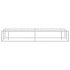 Estructura cama sin colchón metal blanco 140x200