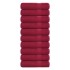 Toallas de Baño 10 uds burdeos 100x150 cm 360 gsm 100%