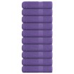Toallas de baño 10 uds morado 100x150 cm 360 gsm 100% algodón