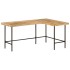 Escritorio madera maciza mango y hierro 165x110x77