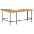Escritorio madera maciza mango y hierro 165x110x77