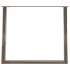 Patas mesa comedor forma U 2uds acero natural 100x(72-73)