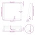 Patas mesa comedor forma U 2uds acero natural 100x(72-73)