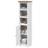Mueble de baño BODO blanco y marrón 44x30x160