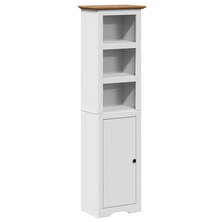 Mueble de baño BODO blanco y marrón 44x30x160