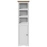 Mueble de baño BODO blanco y marrón 44x30x160