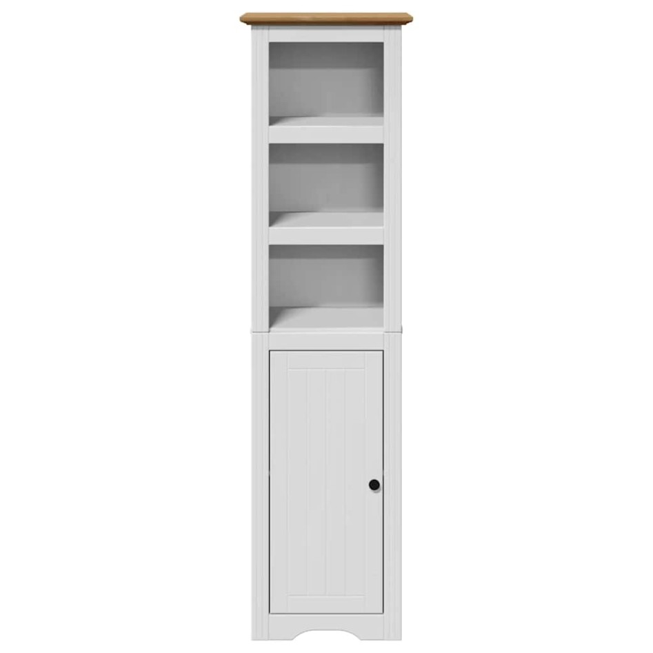 Mueble de baño BODO blanco y marrón 44x30x160