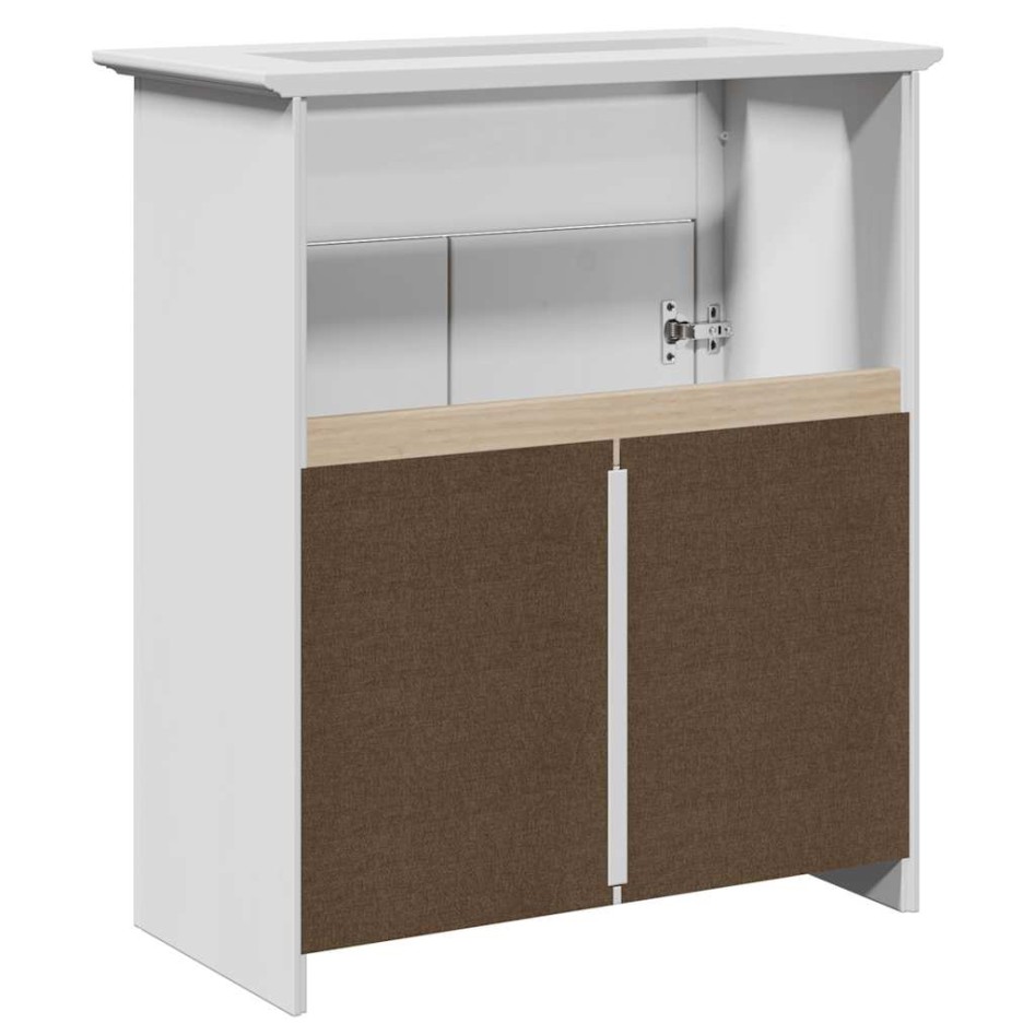 Mueble de baño con lavabo BODO blanco 70x35x80