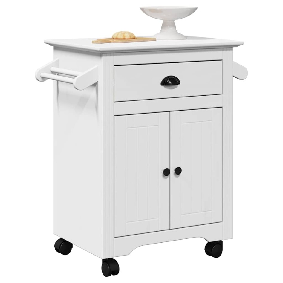 Carrito de cocina BODO blanco 72x45x80
