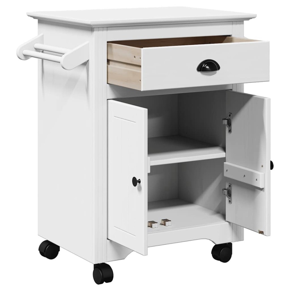 Carrito de cocina BODO blanco 72x45x80