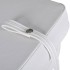 2x Asiento barco respaldo plegable cojín azul blanco