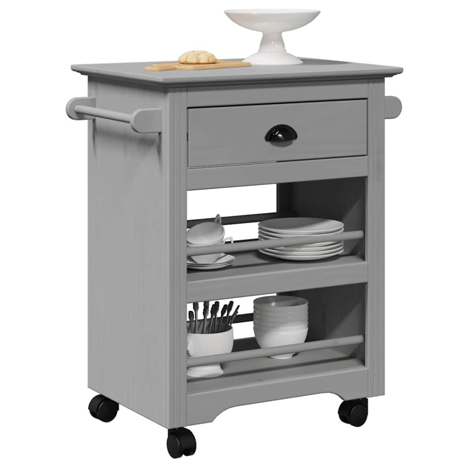 Carrito de cocina BODO gris 67,5x45x80