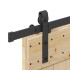 Puerta corredera con herrajes madera maciza de pino 70x210