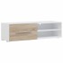 Muebles de TV 5 piezas con iluminación LED roble