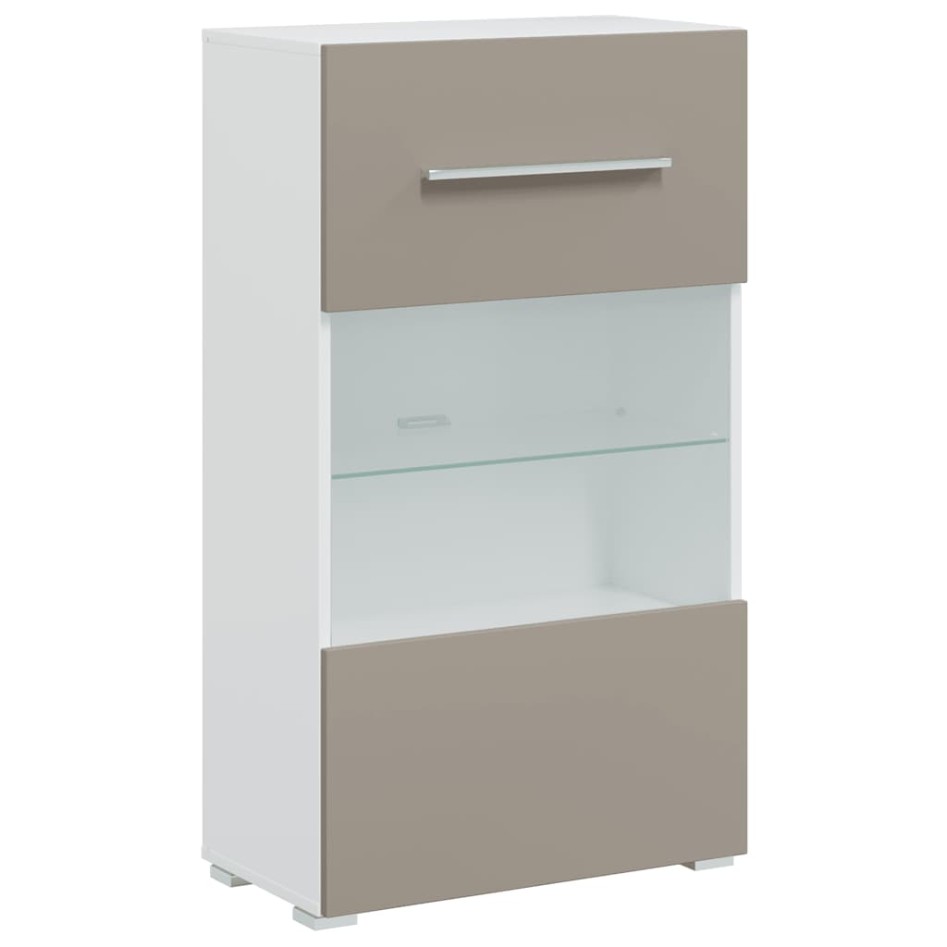 Muebles para TV 5 piezas con iluminación LED gris