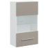Muebles para TV 5 piezas con iluminación LED gris